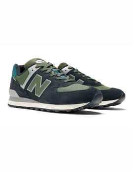 Zapatilla New Balance U574KBG negro/verde