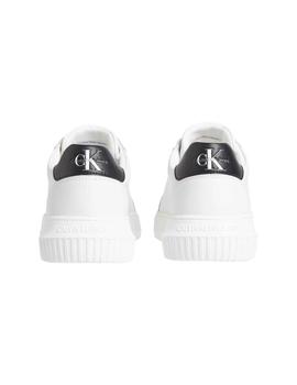 Zapatilla de piel blanca Calvin Klein CHUNKY CUPSOLE