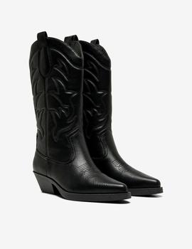 Bota campera negra Bronco de ONLY