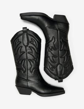 Bota campera negra Bronco de ONLY