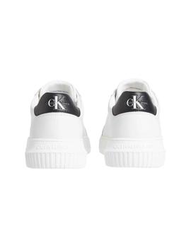 Zapatilla de mujer Chunky cupsole blanca de Calvin Klein