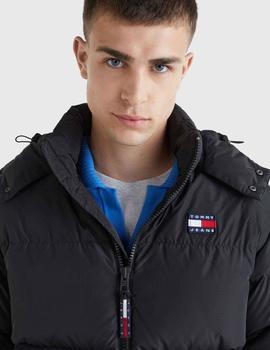 Chaqueta negra acolchada Alaska de Tommy Jeans