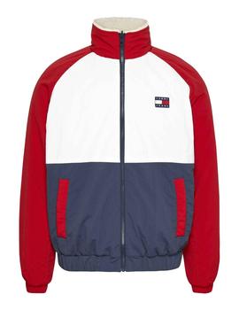 Chaqueta azul reversible Sherpa de Tommy Jeans