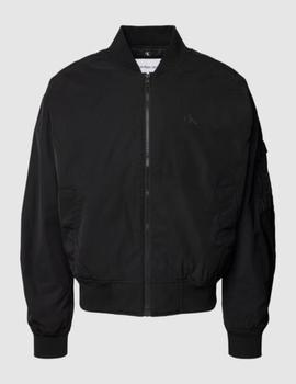 Cazadora negra acolchada Harrington de Calvin Klein