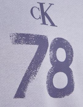 Sudadera con capucha oversize1978 Artwork de Calvin Klein