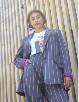 Blazer banda a rayas de CHOKOLAT