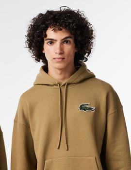 Sudadera marrón loose fit en algodón ecológico