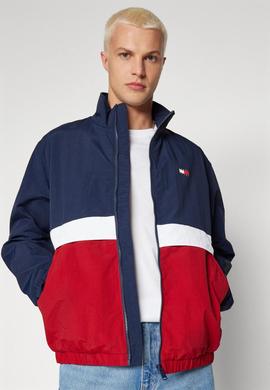 Cazadora bomber colorblock marino-blanco-rojo de TOMMY JEANS