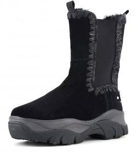 Botas Mou Chunky Chelsea tall Black