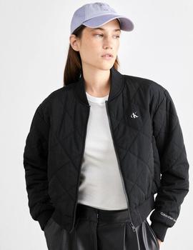 Bomber acolchada color negro de Calvin Klein