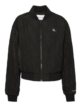 Bomber acolchada color negro de Calvin Klein