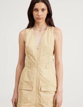 Vestido Workwear color Beige de Tommy Jeans