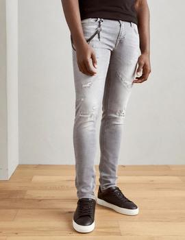 Vaquero gris zurcido IGGY Tapered de Antony Morato