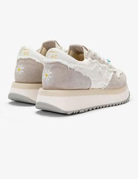 Zapatilla SUN68 BIG STAR GIRL CANVAS OFFWHITE