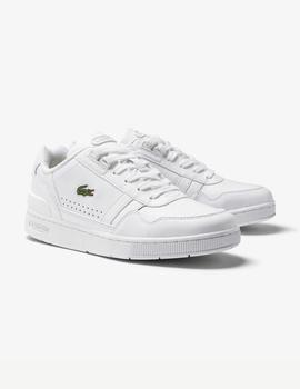 Zapatillas blancas Lacoste T-Clip en piel