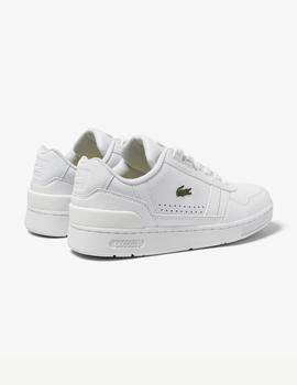 Zapatillas blancas Lacoste T-Clip en piel