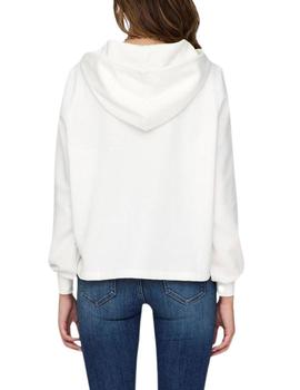 Sudadera Trust Sailor Hood en blanco de ONLY