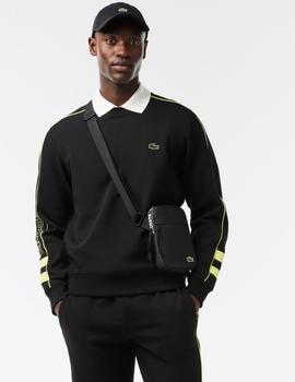 Sudadera loose fit de doble cara con diseño color block