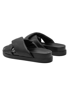 Sandalias negras de ecopiel ONLY