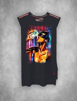 Camiseta de mujer TIME negro