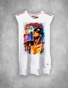 Camiseta de mujer TIME blanco