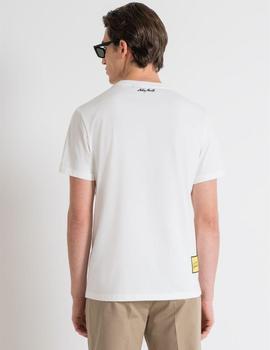 Camiseta A. Morato Blanca regular fit ' The Simpson'