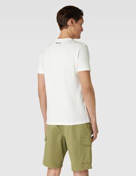 Camiseta blanca A. Morato con tigre efecto rizo