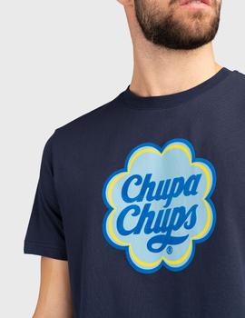 Camiseta azul marino A.Morato con estampado Chupa Chups