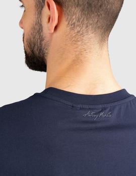 Camiseta azul marino A.Morato con estampado Chupa Chups