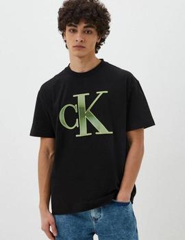 Camiseta negra perforted monologo Calvin Klein