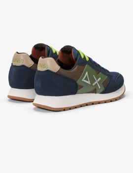 Zapatilla SUN68 Jaki Bicolor marino