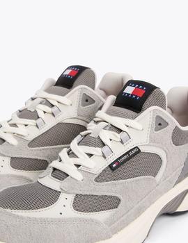 Zapatillas colorblock grises de ante TOMMY JEANS