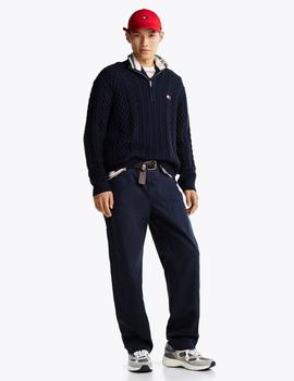 Zapatillas colorblock grises de ante TOMMY JEANS