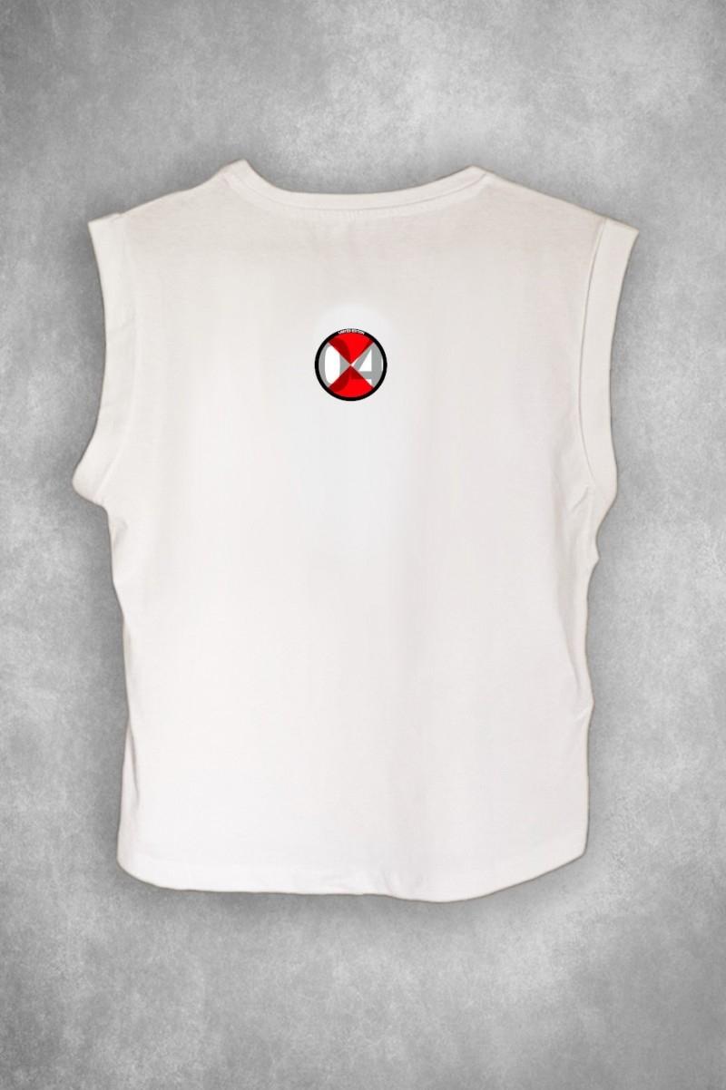 Camiseta mujer Lasal BAD DAY blanco
