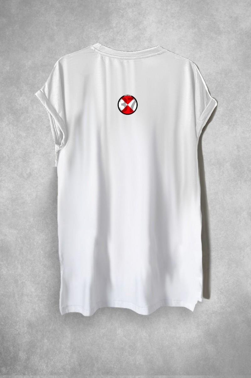 Camiseta de mujer Lasal ON FCK Blanco