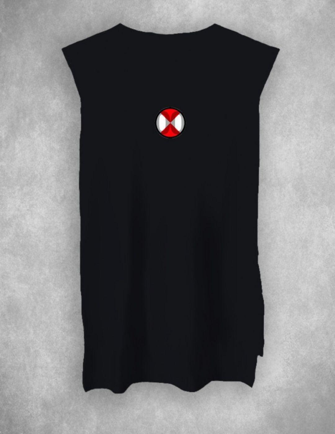 Camiseta de mujer Lasal UNFINISHED negro