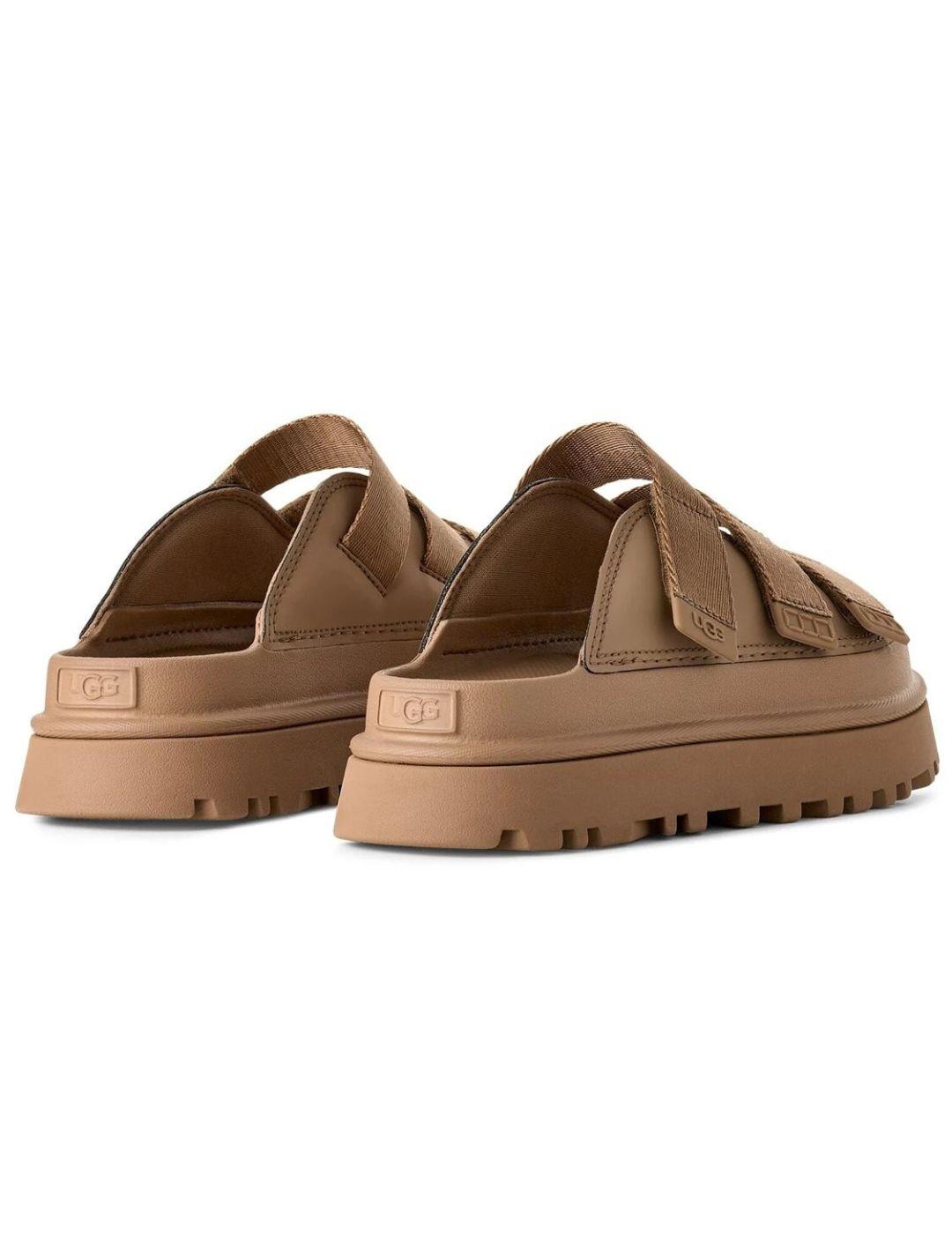 Sandalia UGG W GoldenGlow Slide Dark Sand