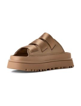 Sandalia UGG W GoldenGlow Slide Dark Sand