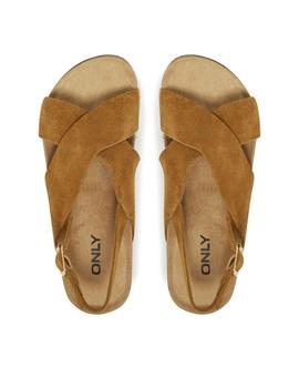 Sandalia de piel suede ONLAVA
