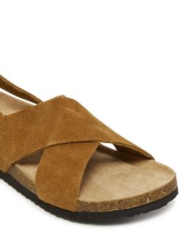 Sandalia de piel suede ONLAVA