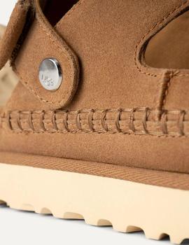 Sandalia de piel UGGW Goldenstar Glide Chestnut