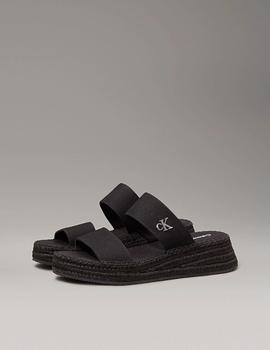 Alpargatas de lona con plataforma Calvin Klein