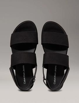 Sandalias de cuña de lona con plataforma Calvin Klein