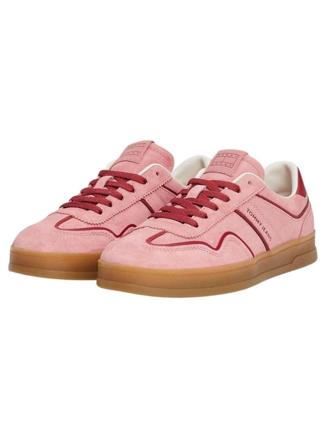 Zapatillas Tommy Jeans Greenwich frambuesa para mujer