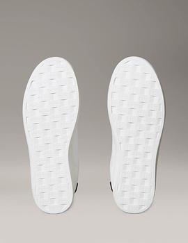 Zapatillas de piel Calvin Klein CLASSIC CUPSOLE blancas