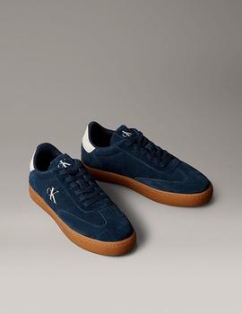 Zapatillas de ante azules Calvin Klein CLASSIC CUPSOLE