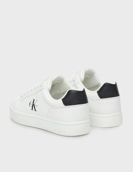 Zapatillas Calvin Klein Classic Cupsole blanco para mujer