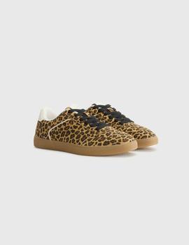 Zapatilla animal print marrón de ONLY