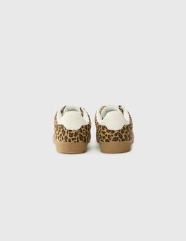Zapatilla animal print marrón de ONLY