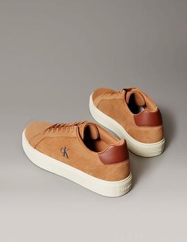 Zapatillas de piel y ante con suela flexible